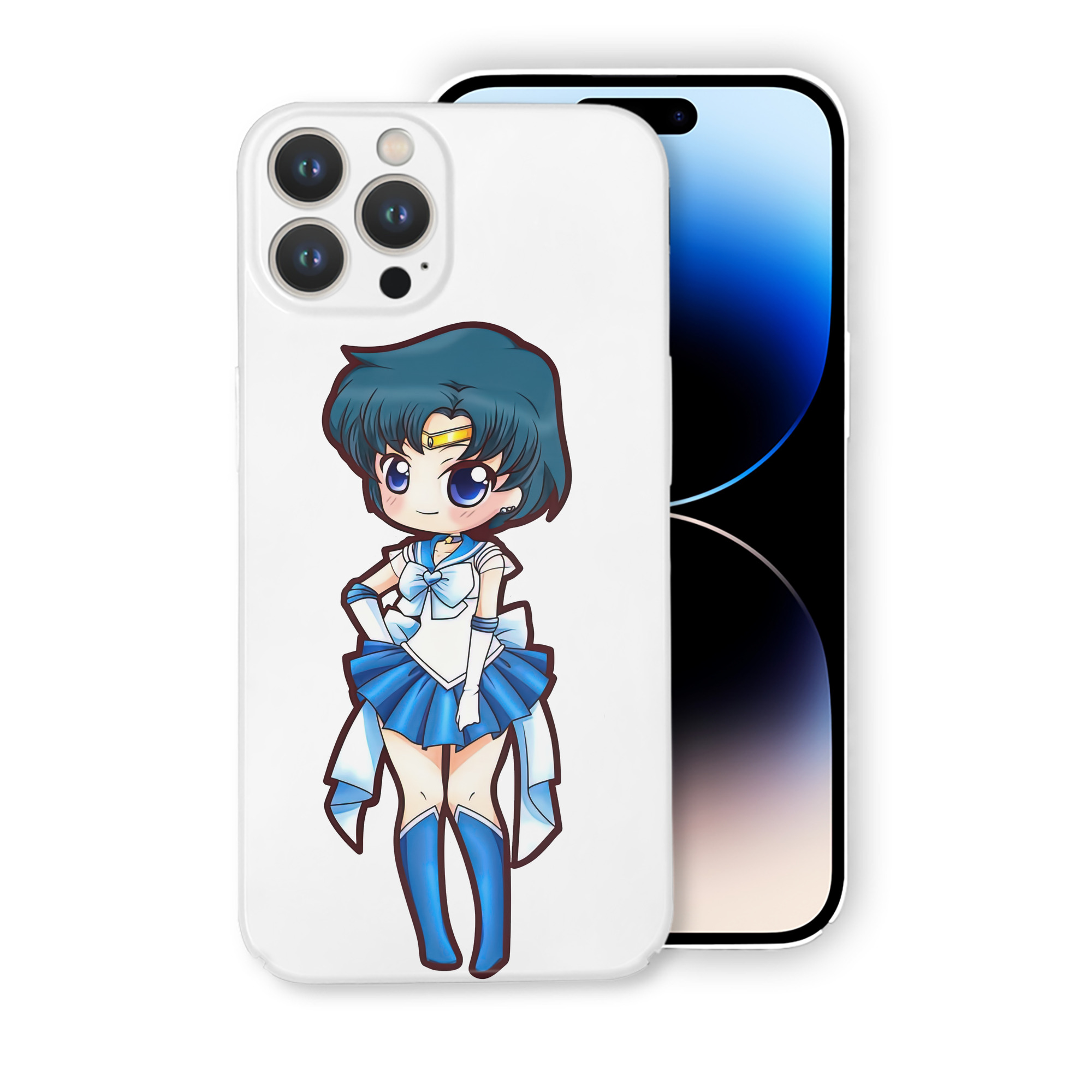 （画像用） 美少女戦士セーラームーン 水野 亜美 みずの あみ Sailor Moon Mizuno Ami 【iPhone 14シリーズ対応】ハードケース